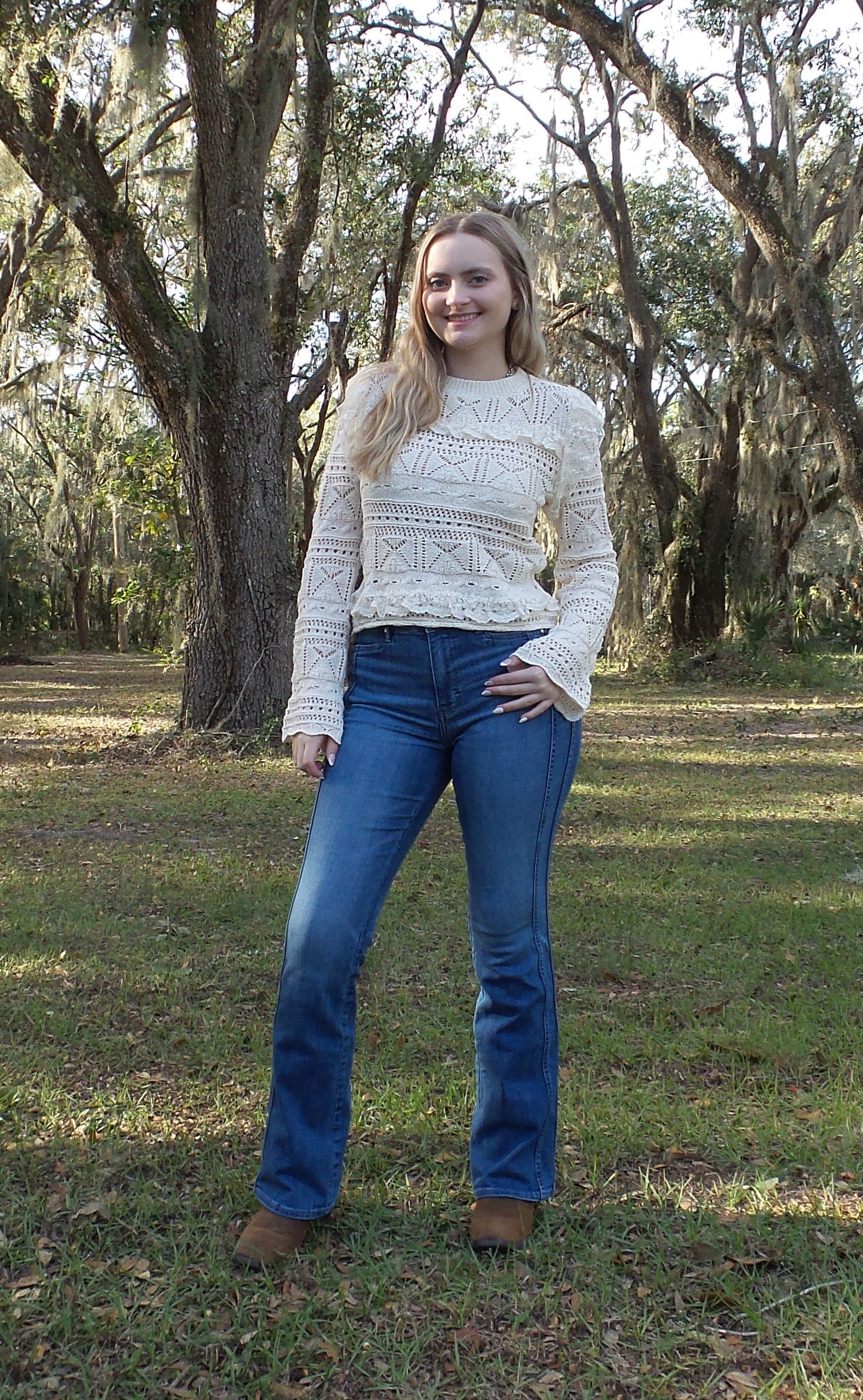 Marie Lace Sweater