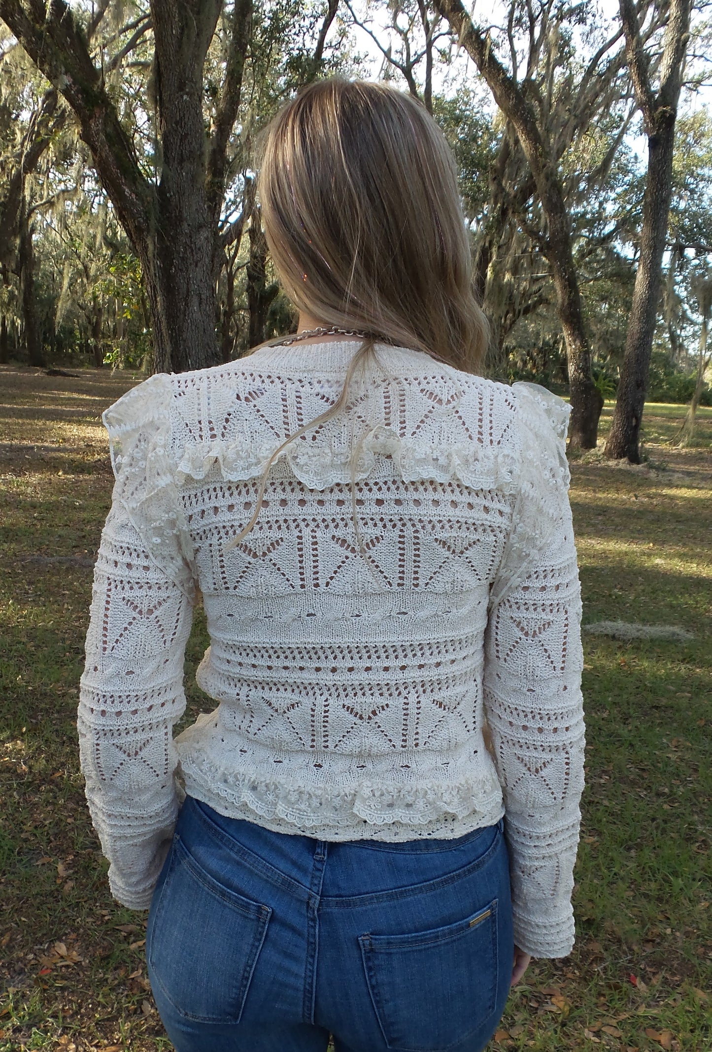 Marie Lace Sweater