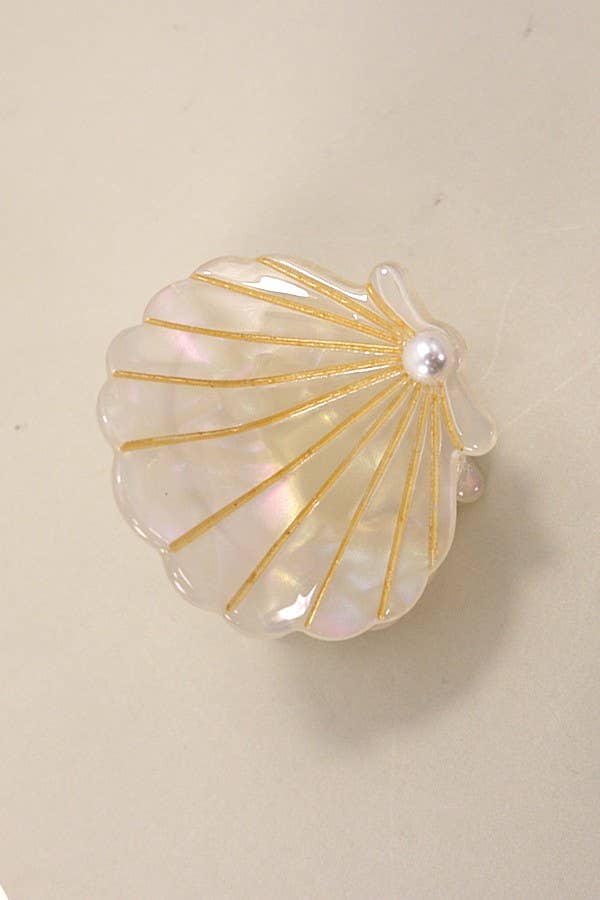 Seashell Claw Clip