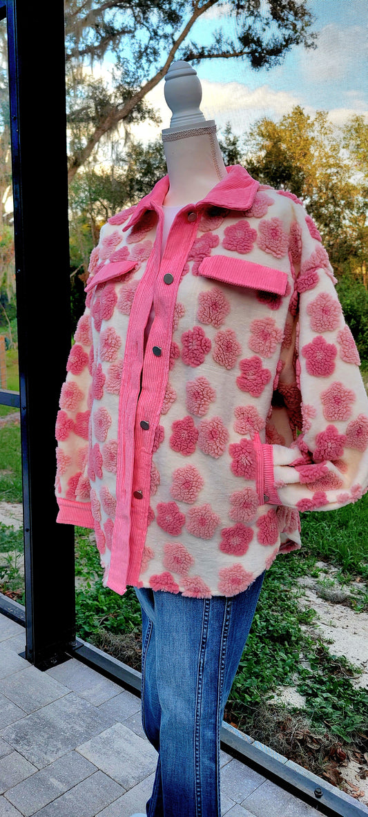 Rosa Floral Shacket