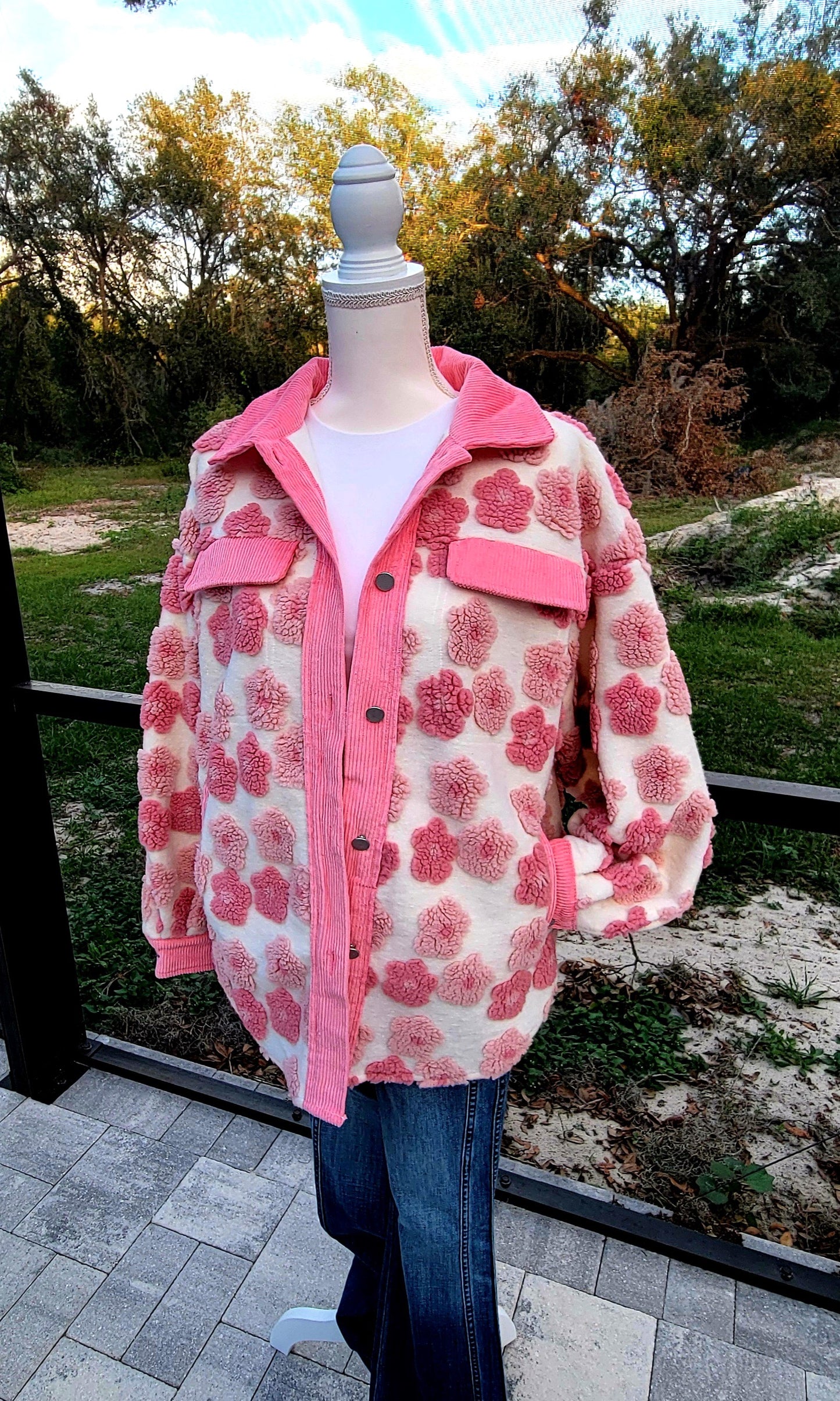 Rosa Floral Shacket